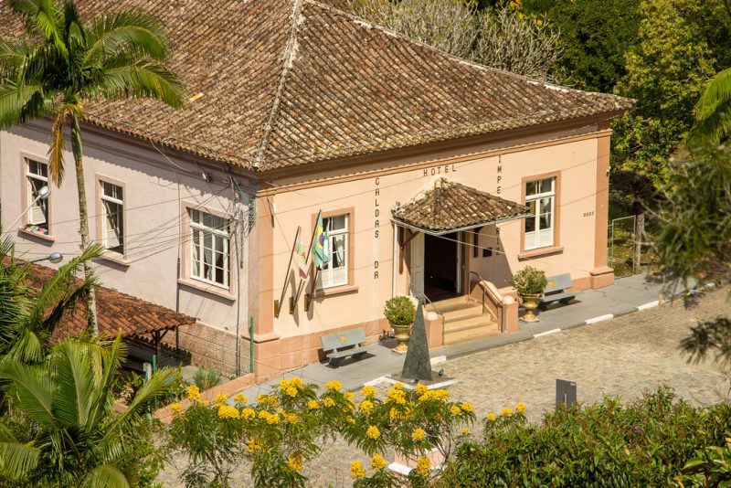 Banheira era destinada ao Hotel Caldas e se tornaria monumento permanente – Foto: Hotel Caldas da Imperatriz/Divulga&ccedil;&atilde;o/ND