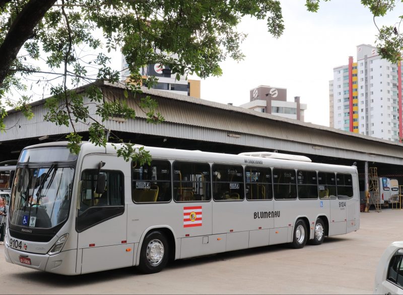 Transporte coletivo de Blumenau ter&aacute; reajuste na passagem&nbsp; – Foto: Divulga&ccedil;&atilde;o/Prefeitura de Blumenau/Reprodu&ccedil;&atilde;o/ND