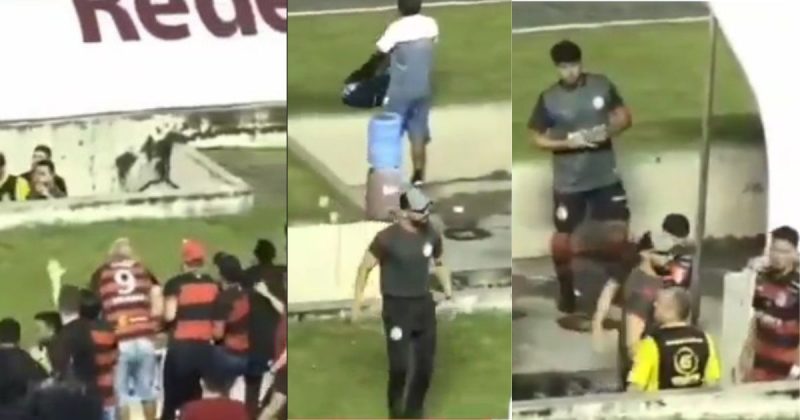 Técnico Luan Carlos se irritou e partiu para cima dos torcedores após o jogo