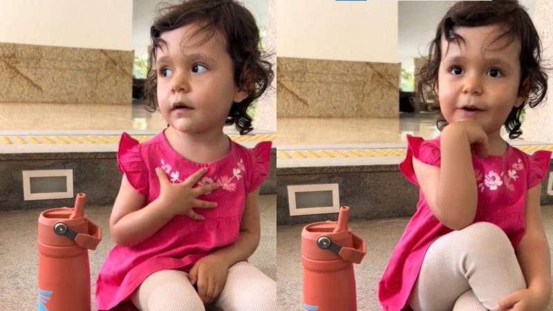 Menina deu show de sabedoria sobre maçãs nas redes