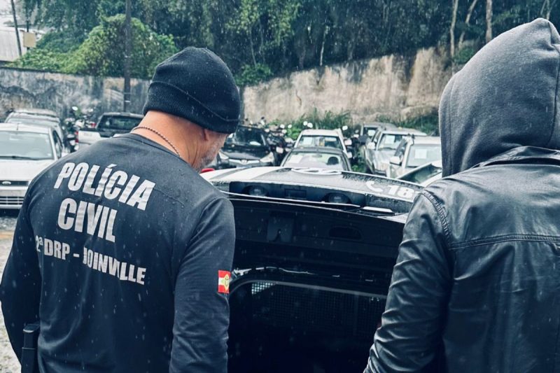 Suspeito estava no Hospital Regional de Joinville – Foto: Pol&iacute;cia Civil/Reprodu&ccedil;&atilde;o/ND