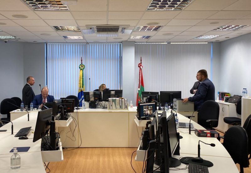 Policiais prestam depoimento sobre Opera&ccedil;&atilde;o Mensageiro – Foto: Maf&ecirc; Salinet/ND