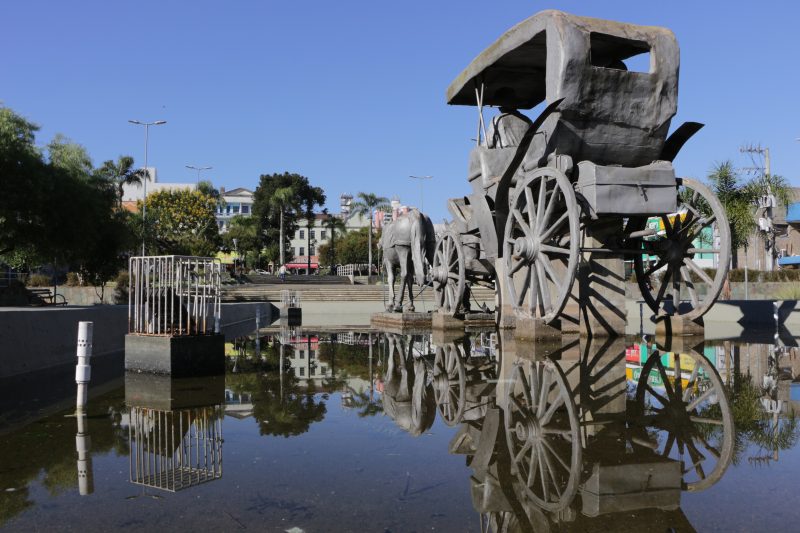 Pra&ccedil;a Vidal Ramos S&ecirc;nior – Pra&ccedil;a do Terminal Urbano – Foto: Prefeitura de Lages/Divulga&ccedil;&atilde;o