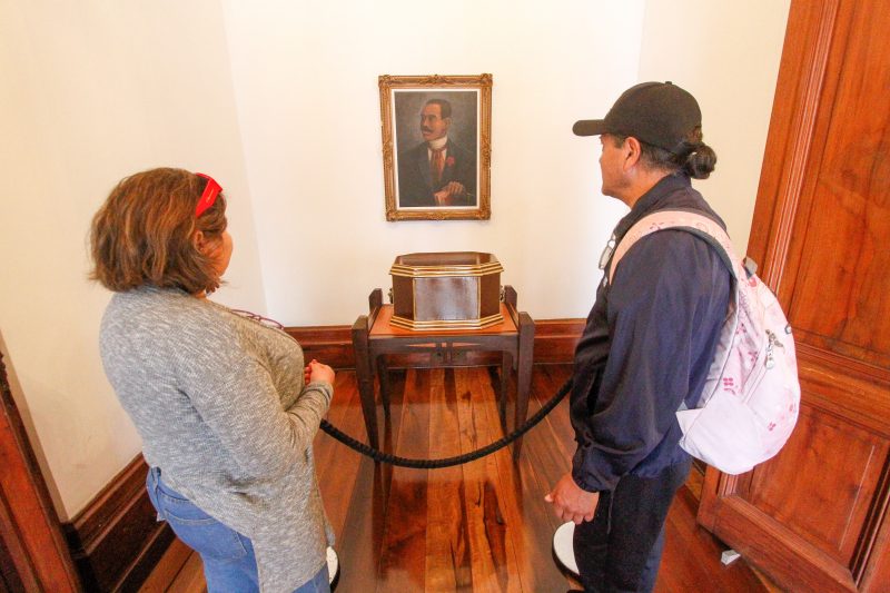 Dentro do Museu Hist&oacute;rico de Santa Catarina h&aacute; um memorial onde est&atilde;o as cinzas do poeta Cruz e Sousa – Foto: Leo Munhoz/ND