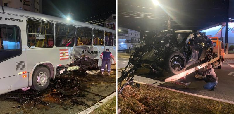 Testemunhas afirmam que motorista pegou carona com um conhecido e deixou o local do acidente na manh&atilde; desta ter&ccedil;a-feira (20) – Foto: Mois&eacute;s Stuker/NDTV