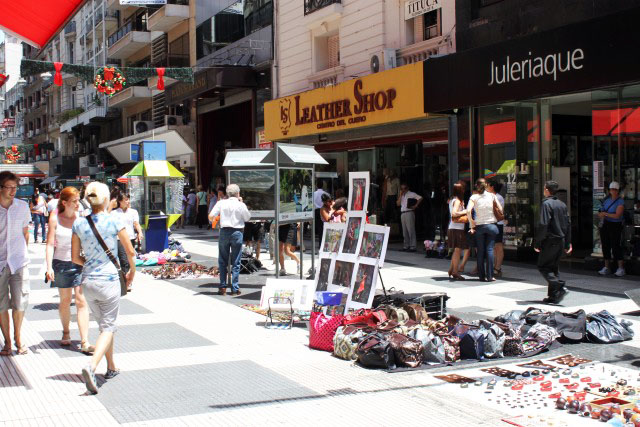 Calle Florida, rua famosa da Capital argentina – Foto: Reprodu&ccedil;&atilde;o/Internet
