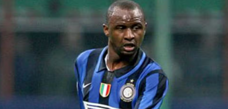 Patrick Vieira brilhou na Inter e disputou final de Champions League – Foto: Youtube