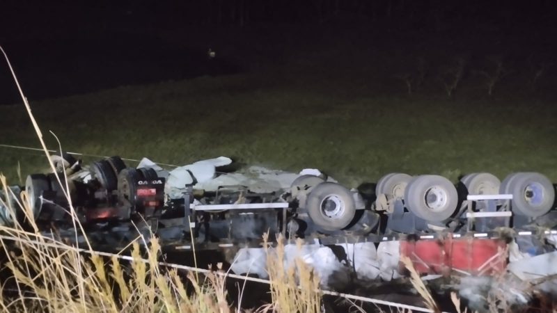caminhoneiro morreu após acidente