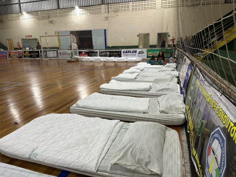 Praia Grande tem 60 desabrigados 