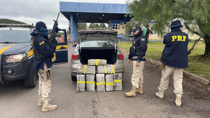 Tijolos Com Quase 100 Kg De Maconha São Flagrados Em Rodovia De Sc 9866