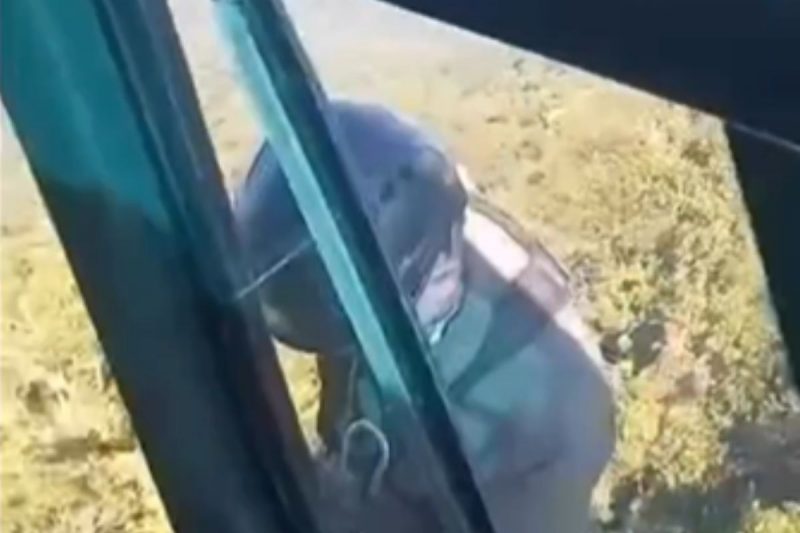 Helic&oacute;ptero &Aacute;guia foi utilizado para o resgate – Foto: Pol&iacute;cia Militar/Reprodu&ccedil;&atilde;o/ND