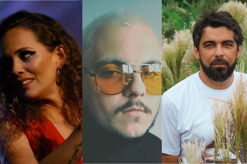 Jussara Grossen, Edwin de Paula e Zaia Freie participam do sarau no pr&oacute;ximo domingo (25) – Foto: Divulga&ccedil;&atilde;o/ND