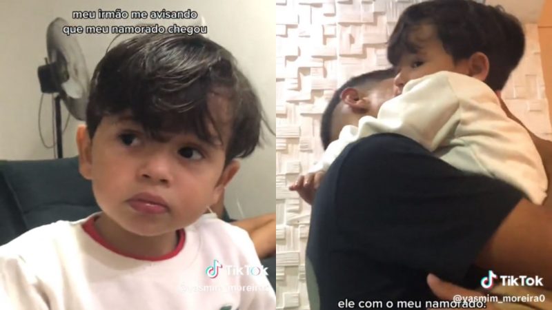 Irmã gravou toda a cena