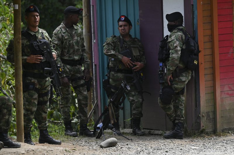 Colombian agents in a police operation in 2022 - Photo: Arquivo/Joaquin Sarmiento/AFP/ND