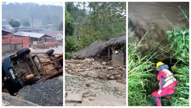 SC foi atingida por um conjunto de fenômenos