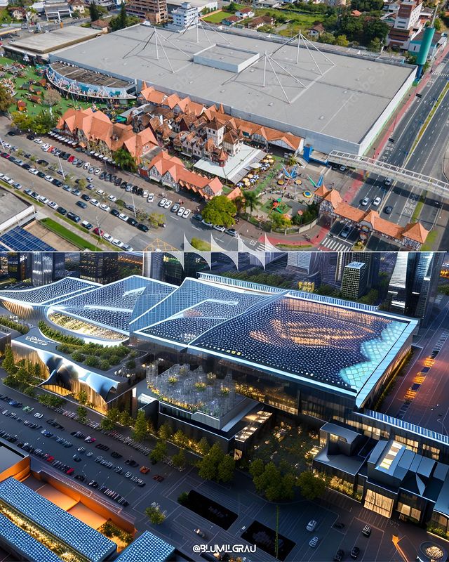 Intelig&ecirc;ncia Artificial mostra como ser&aacute; Blumenau daqui mil anos – Foto: Divulga&ccedil;&atilde;o Blumenau Milgrau/ Reprodu&ccedil;&atilde;o/ND