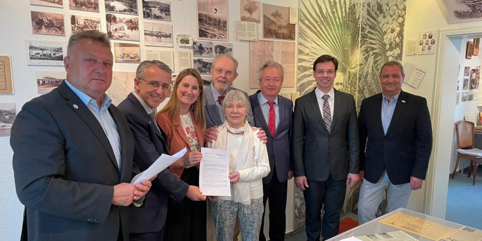Partnerstadt: Der Bürgermeister von Blumenau schlägt beim Engagement in Deutschland eine Städtepartnerschaft vor