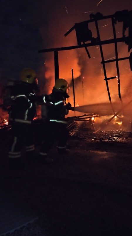 Fire in Santo Amaro da Imperatriz leaves no casualties – Photo: CBMSC/Disclosure