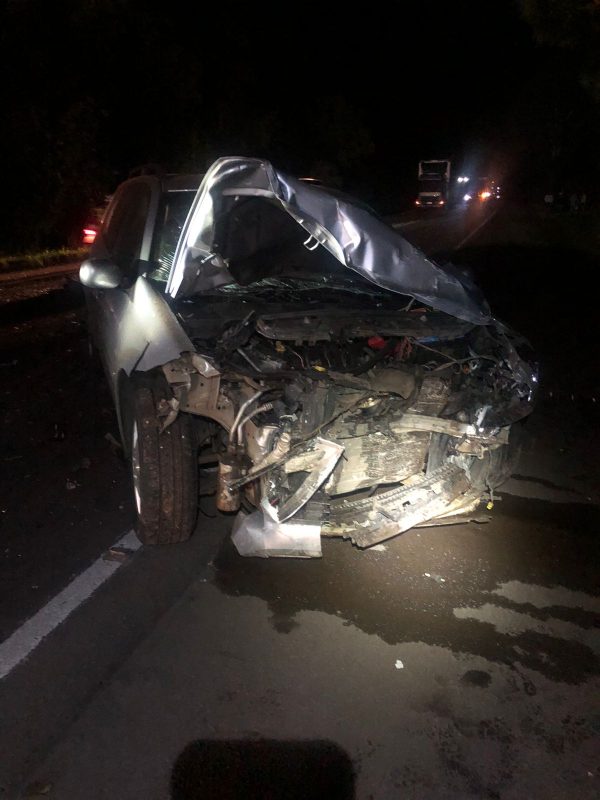 O grave acidente foi na noite de domingo (16). – Foto: Corpo de Bombeiros/Reprodu&ccedil;&atilde;o/ND