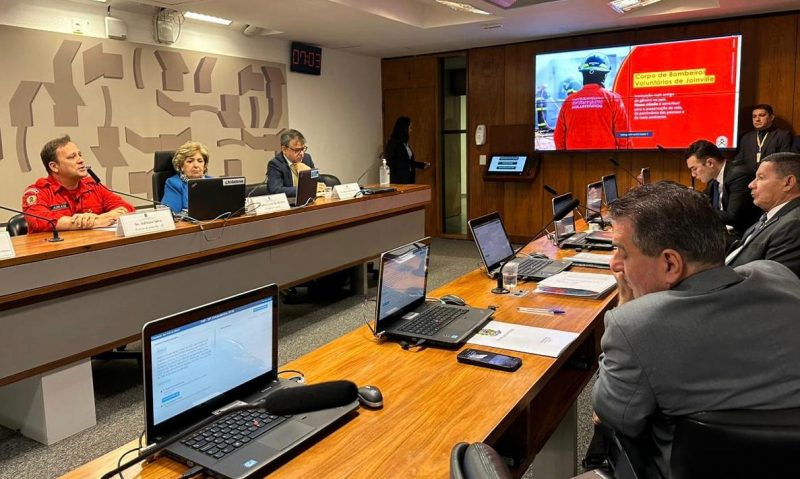 Debate ocorreu ap&oacute;s mobiliza&ccedil;&atilde;o dos senadores de Santa Catarina &ndash; Foto: Prefeitura de Joinville/Divulga&ccedil;&atilde;o/ND