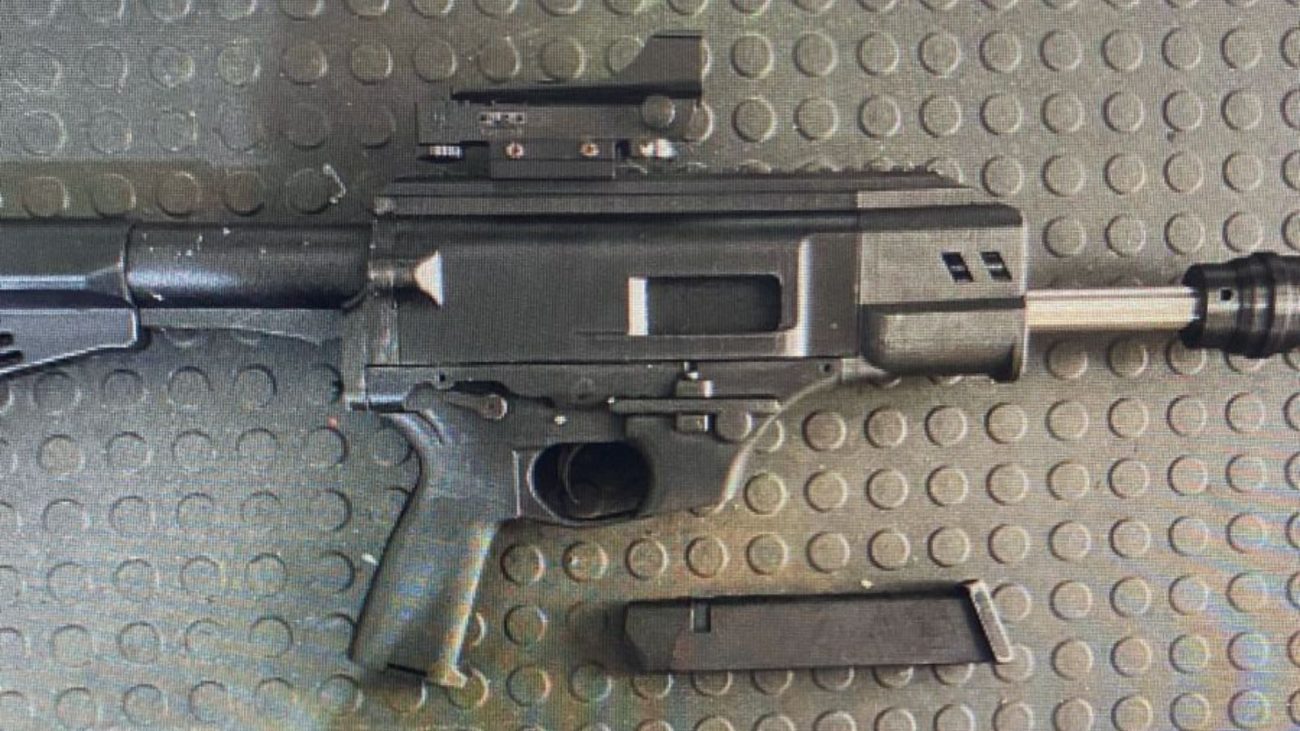 Arma fabricada com impressora 3D apreendida em 2023