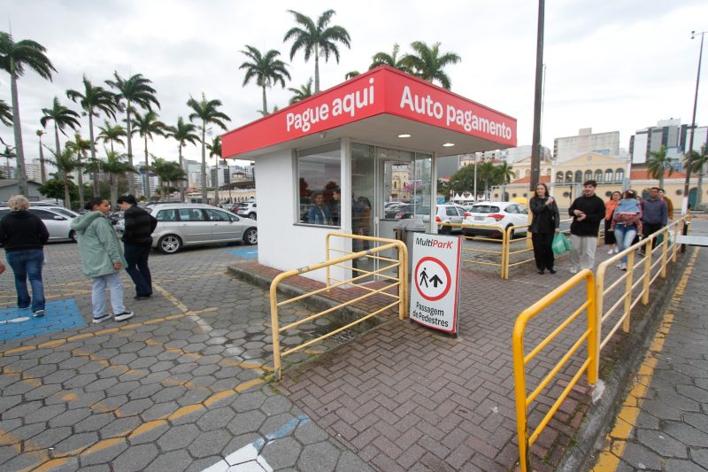 Autoatendimento do estacionamento da Multipark – Foto: Leo Munhoz/ND