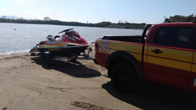 Buscas pelo jovem desaparecido retomaram nesta segunda-feira – Foto: Corpo de Bombeiros/Reprodu&ccedil;&atilde;o