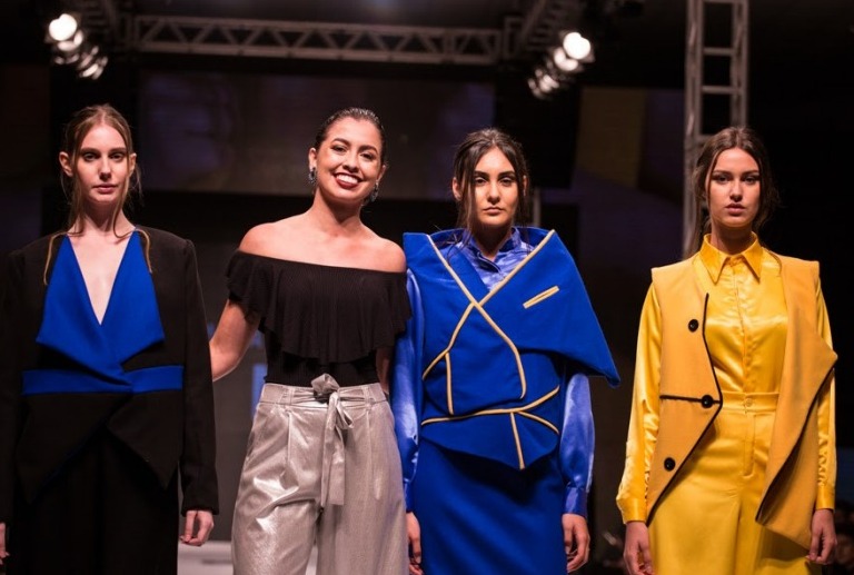 Como projeto, Giovana criou roupas com a tem&aacute;tica “Inveja”, inspirado nos sete pecados capitais, no estilo anos 80, para o Octa Fashion – Foto: Giovana de Bona/Octa Fashion/Divulga&ccedil;&atilde;o/ND