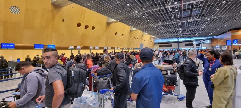 Voos foram cancelados devido &agrave; derrapagem de aeronave nesta quarta-feira (12) – Foto: Ana Schoeller/ND