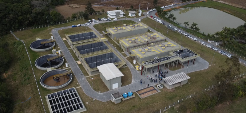 Sistema inaugurado recentemente est&aacute; preparado para receber mais de 11 mil liga&ccedil;&otilde;es – Foto: Arquivo/Casan/Divulga&ccedil;&atilde;o/ND