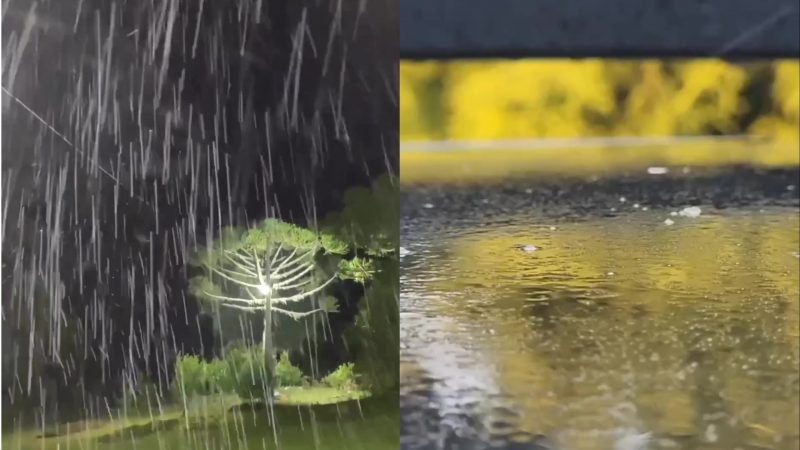 Primeiro registro de neve na Serra Catarinense em 2023