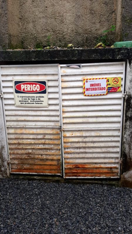 Foi verificado vazamento de g&aacute;s no local – Foto: Corpo de Bombeiros Militar/Divulga&ccedil;&atilde;o/ND