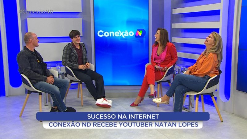 Youtuber Natan Lopes &eacute; o entrevistado do Conex&atilde;o ND, nesta sexta-feira (7) – Foto: Reprodu&ccedil;&atilde;o/ND