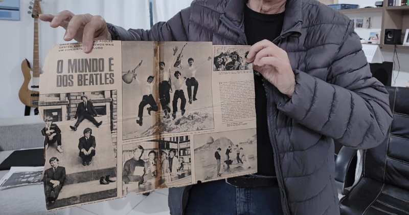 Os Snakes inclusive tiveram at&eacute; um grande destaque na p&aacute;gina – Foto: Waldir Pessoa/Reprodu&ccedil;&atilde;o/ND