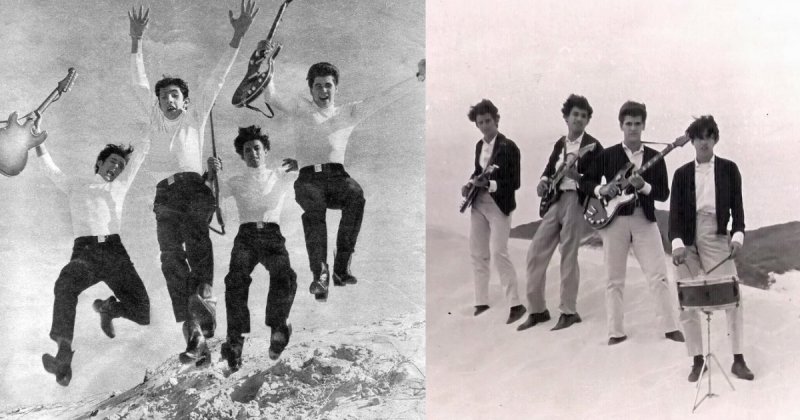 Os quatro jovens incorporaram a alma “Beatle” – Foto: Waldir Pessoa/Reprodu&ccedil;&atilde;o/ND