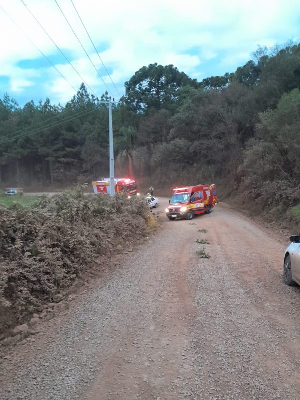 O acidente foi no final da tarde de terça-feira (25). – Foto: Corpo de Bombeiros/Reprodução/ND
