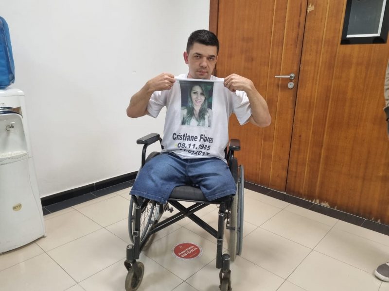 Nilandres Lodi perdeu a esposa e teve as pernas amputadas – Foto: Felipe Bottamedi/ND