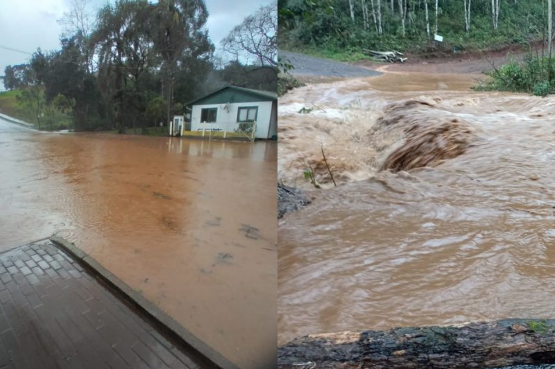 Defesa Civil alerta para alagamentos em Maravilha e pede que população fique atenta. &#8211; Foto: Defesa Civil/Reprodução/ND