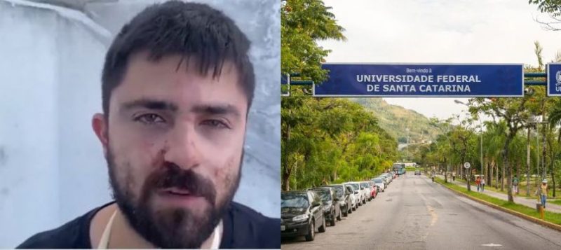 Ativista foi agredido na UFSC