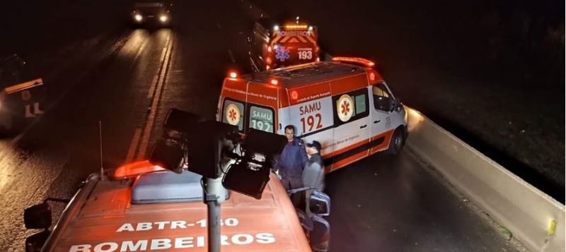 Ciclista foi atropelado em Lages 