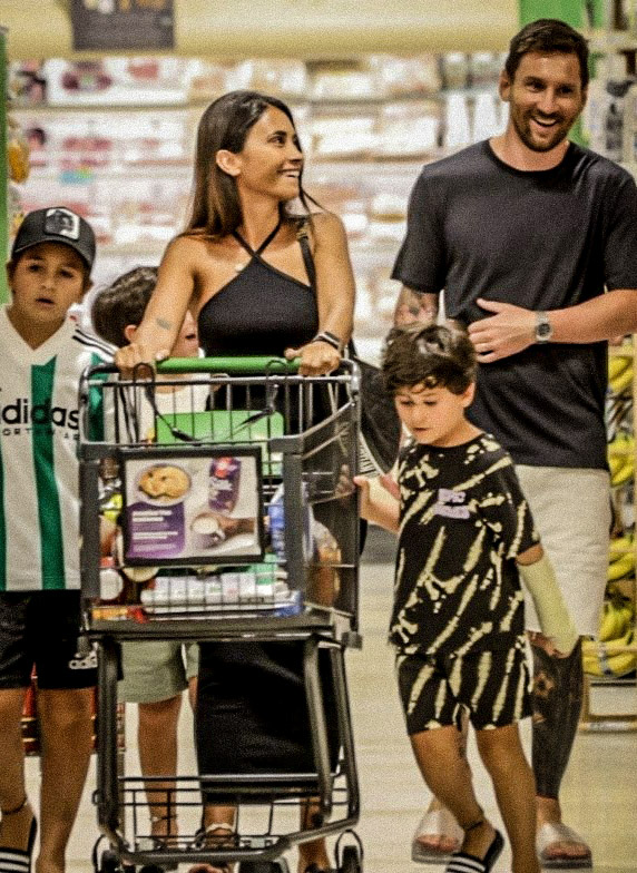 Messi e a família se mudaram para Miami