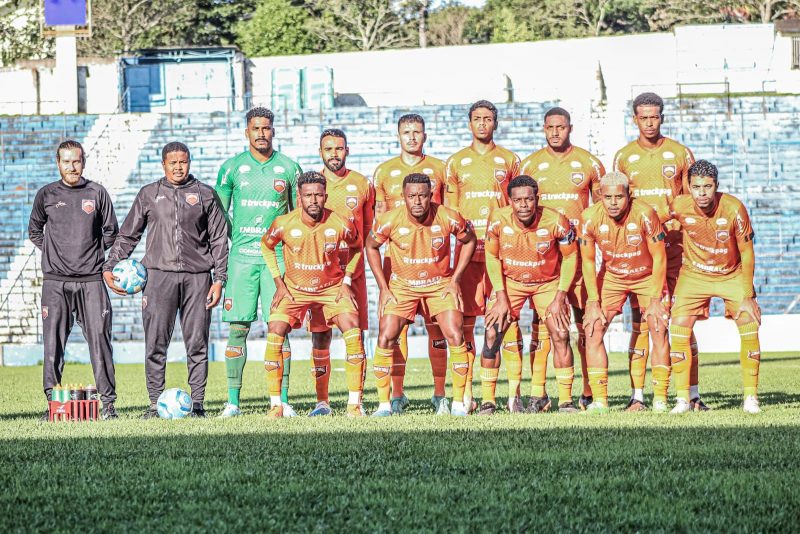 Cambori&uacute; jogou contra o Aimor&eacute;, em S&atilde;o Leopoldo, neste domingo – Foto: F&aacute;bio Moraes/CFC/Divulga&ccedil;&atilde;o/ND