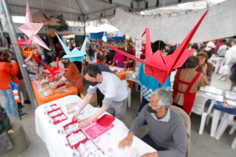 7&ordf; Edi&ccedil;&atilde;o do Tanabata Matsuri ocorreu neste s&aacute;bado (8) e domingo (9), no Largo da Alf&acirc;ndega – Foto: Leo Munhoz/ND