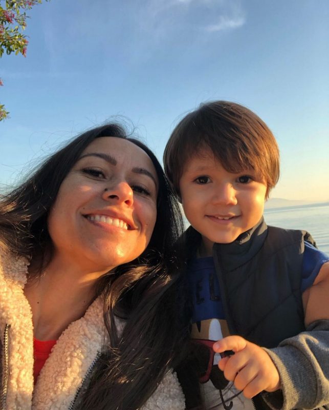 B&aacute;rbara Nunes e o seu filho, Arthur – Foto: B&Aacute;RBARA NUNES/ARQUIVO PESSOAL/ND