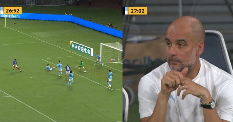 Golaço de Anderson Lopes contra o Manchester City deixou Guardiola incrédulo