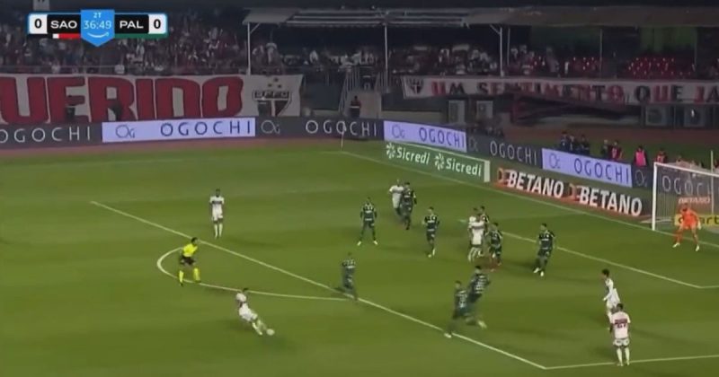 Rafinha faz golaço em vitória do Palmeiras sobre o São Paulo no Morumbi