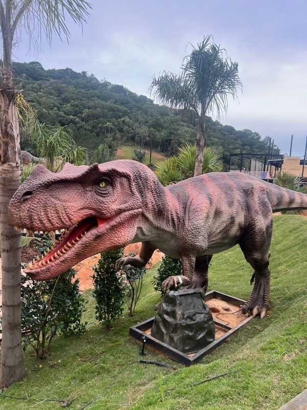 Parque de dinossauros toma forma em Balneário Camboriú