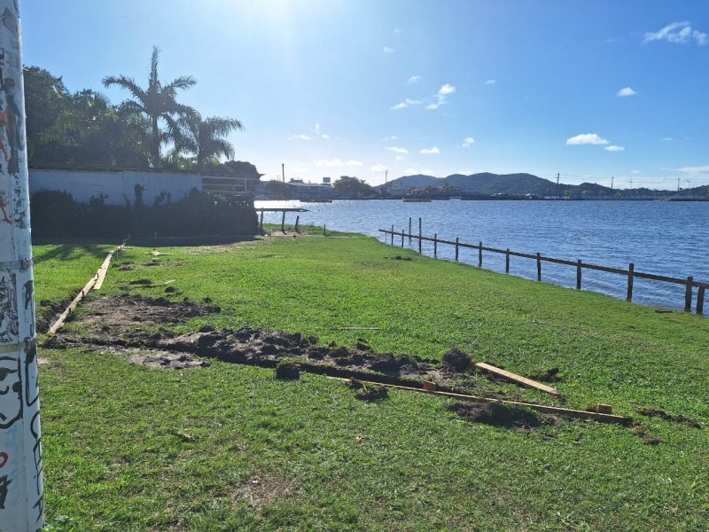 Ponta do Pitoco, na Lagoa, gera pol&ecirc;mica – Foto: Divulga&ccedil;&atilde;o