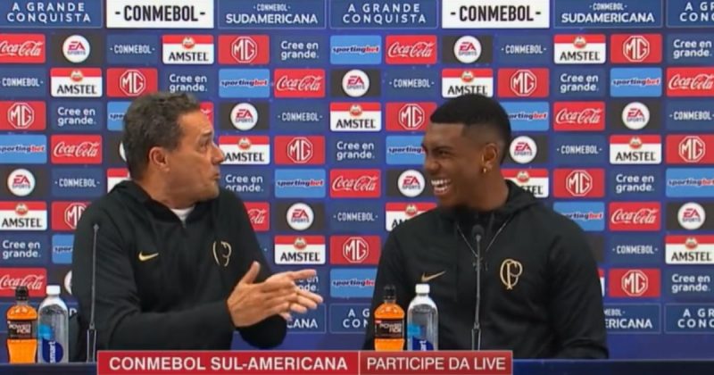 Luxemburgo começou a cantar em coletiva e arrancou gargalhadas dos presentes 