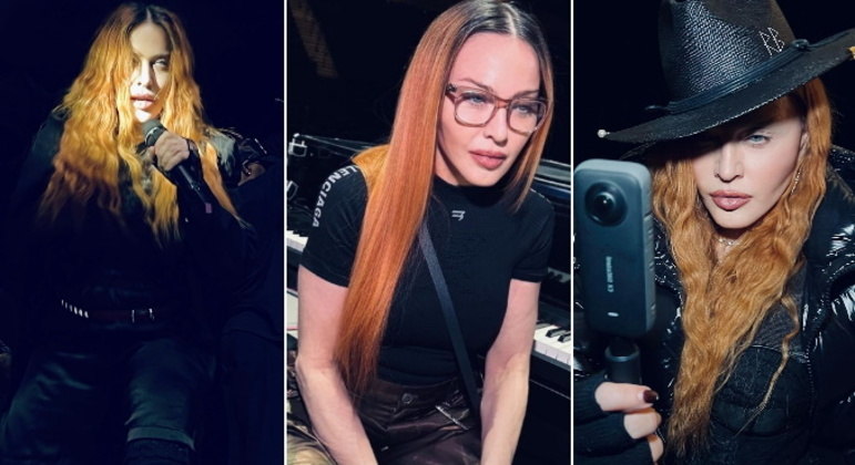 Madonna enfrenta fase dif&iacute;cil, com interna&ccedil;&atilde;o em UTI, turn&ecirc; mundial adiada e filme engavetado – Foto: @madonna/Instagram/Reprodu&ccedil;&atilde;o/ND
